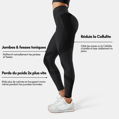 Legging gainant femme taille haute