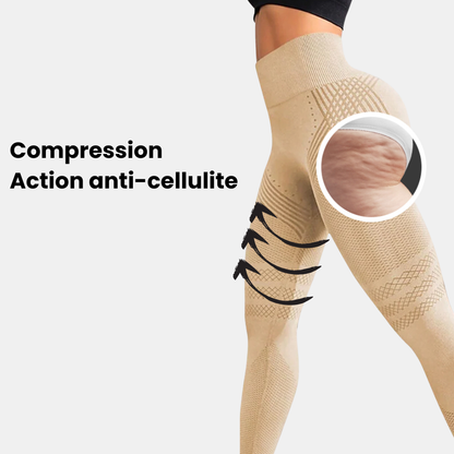 Legging gainant femme taille haute
